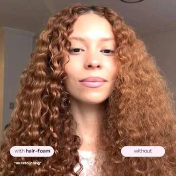 Bread Beauty hair foam: strong hold repairing mousse | Lightweight Hair Mousse for All Hair Types | Silicone Free, Color Safe, Vegan, Cruelty-Free | 6.7 fl oz 200 mL