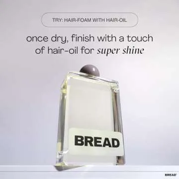 Bread Beauty hair foam: strong hold repairing mousse | Lightweight Hair Mousse for All Hair Types | Silicone Free, Color Safe, Vegan, Cruelty-Free | 6.7 fl oz 200 mL