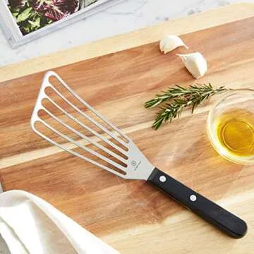 WÜSTHOF Gourmet 6.5" Offset Slotted Spatula for Versatile Cooking and Grilling