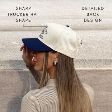 Trendy Vintage Trucker Hats for Men & Women - Country Cowboy Style