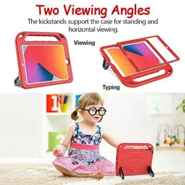 eTopxizu Kids Case with Built-in Screen Protector