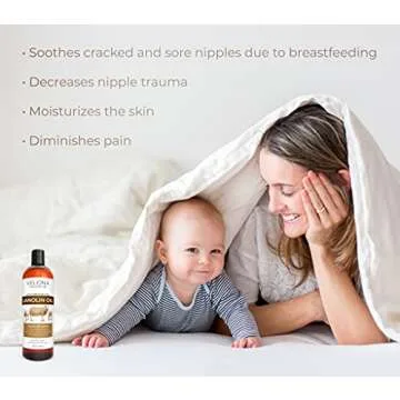 Velona Lanolin Oil 100% Pure Natural Moisturizer 4 fl oz