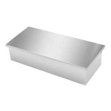 Pizza Topping Station with 4 Pans and Lid for Condiments