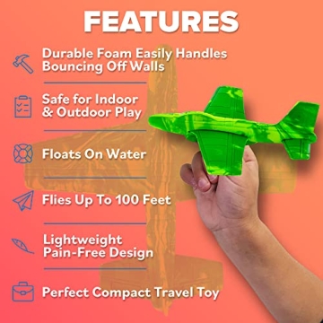 Foam Airplanes for Kids Perfect for Easter Gifts and Fun