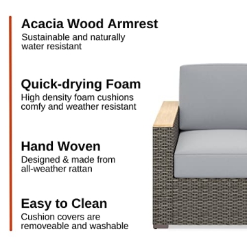 homestyles 6801-3119-T 4-Piece Outdoor Set for Comfort