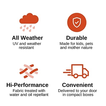 homestyles 6801-3119-T 4-Piece Outdoor Set for Comfort