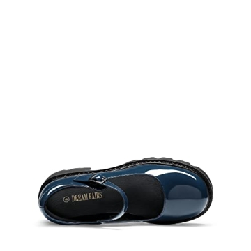 Stylish DREAM PAIRS Women's Chunky Mary Janes Shoes