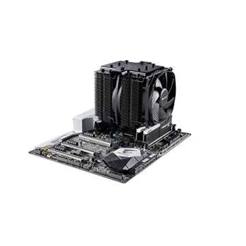be quiet! Dark Rock Pro 4 250W TDP CPU Cooler | Includes Two Silent Wings PWM Fans | Intel 1700 1200 2066 1150 1151 1155 2011 Square ILM | AMD4 AMD5 | Black | BK022