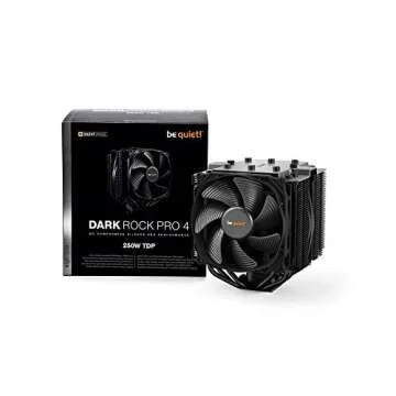 be quiet! Dark Rock Pro 4 250W TDP CPU Cooler | Includes Two Silent Wings PWM Fans | Intel 1700 1200 2066 1150 1151 1155 2011 Square ILM | AMD4 AMD5 | Black | BK022