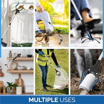 FitPlus PowerGrip T9 Grabber Tool with Magnet and Foldable Design