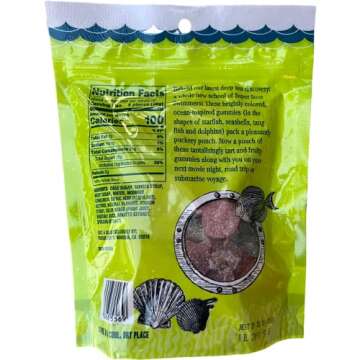 Trader Joe's Super Sour Scandinavian Swimmers Chewy Gummy Candies - A Fun & Tangy Treat!