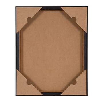 Kate and Laurel Sylvie Beaded MCM Flamingo Vintage Framed Canvas Wall Art by Rachel Lee, 23x33 White, Colorful Mid-Century Bird Art for Wall