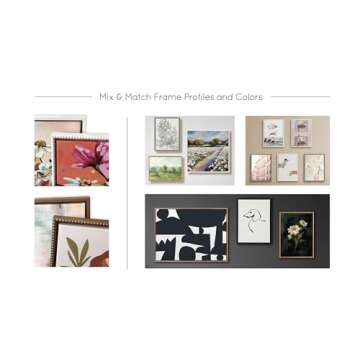 Kate and Laurel Sylvie Beaded MCM Flamingo Vintage Framed Canvas Wall Art by Rachel Lee, 23x33 White, Colorful Mid-Century Bird Art for Wall