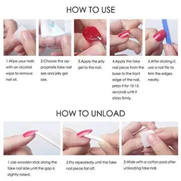 LPOODDNU Short Square Press on Nails French Tip Fake Nails Full Cover White False Nail Tips Exquisite Design Acrylic Glue on Nails Stick on Nails Short Artificial Nails for Women Manicure 24Pcs