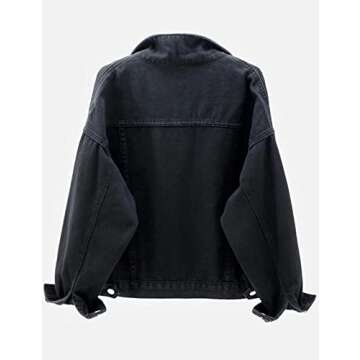 Locachy Women's Denim Jacket - Stylish & Versatile Outerwear