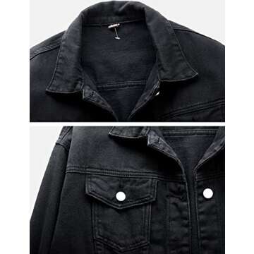 Locachy Women's Denim Jacket - Stylish & Versatile Outerwear