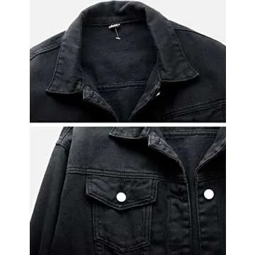 Locachy Women's Denim Jacket - Stylish & Versatile Outerwear