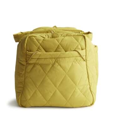 Vera Bradley Women's Featherweight Large Original Duffel, Golden Olive, One Size