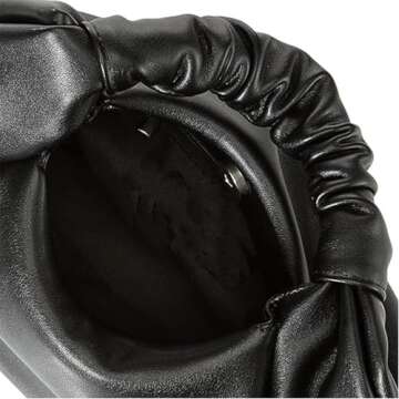 KERYHEBN Cloud Pouch Bag - Chic Vegan Leather Handbag