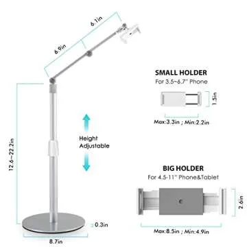 Viozon Adjustable Tablet Phone Stand for All Devices