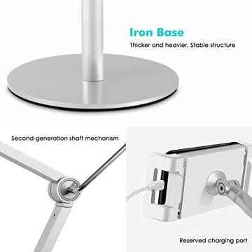 Viozon Adjustable Tablet Phone Stand for All Devices