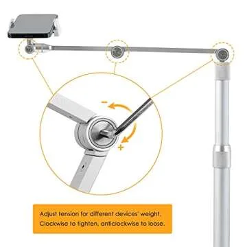 Viozon Adjustable Tablet Phone Stand for All Devices