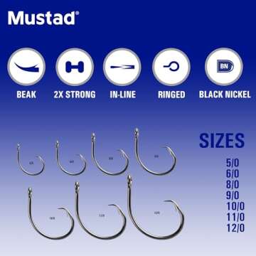 Mustad Demon Circle Hooks for All Fishing Adventures