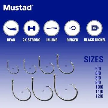 Mustad Demon Circle Hooks for All Fishing Adventures