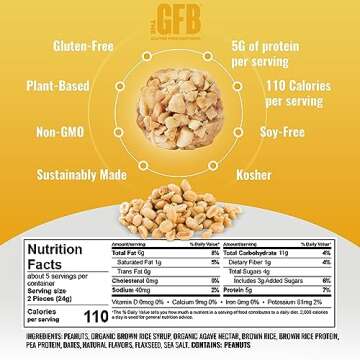 The GFB Variety Pack Protein Bites - Gluten Free, Plant Based, Non GMO, Sustainably Made – Ridiculously Tasty, Healthy, Vegan, Protein Energy Balls, 4 oz (4 Count)