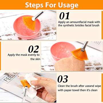 Patelai 14 Pieces Fan Brushes for Smooth Makeup Application