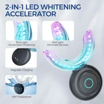 Sensitive Teeth Whitening Kit with 32X LED Light