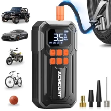 Acmount 160PSI Portable Tire Inflator - 3X Faster Air Pump