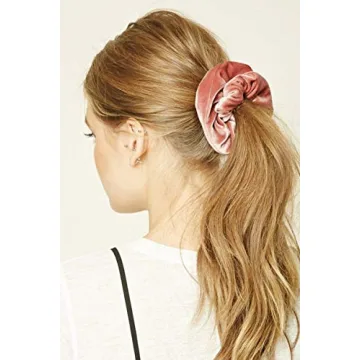 Stylish Bachelorette Party Hair Ties Velvet Scrunchies