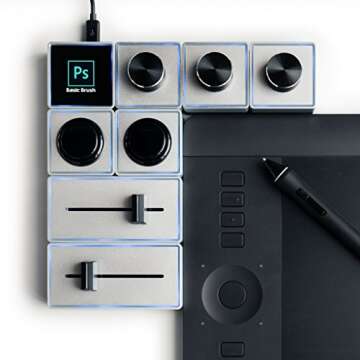 Palette Expert Kit Customizable Controller for Photo Editing and Video Editing with Adobe Lightroom Classic CC, Adobe Lightroom 6, Adobe Photoshop CC, Adobe Premiere Pro CC, Capture One and many more!