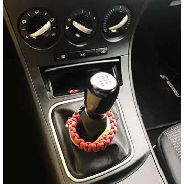 iJDMTOY Silver Chrome 5-Speed Manual Shift Knob for Cars