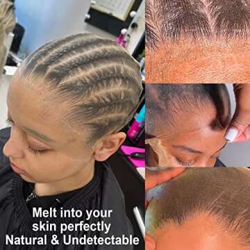 BEEOS Skinlike HD Wig Cap, 4 Pieces Invisible and Sheer Breathable Ultra-thin Stretchy Stocking Caps...