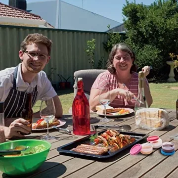 SIGNORA WARE Condiment Containers Set - 6 Leak Proof Cups