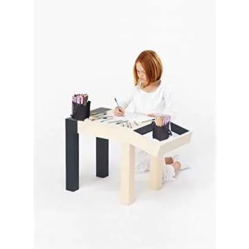 2 Pack Standing up Pencil case with 9 Elastics Slots, Standing Pen Brush Holder, 2-in-1 Travel Pencil Cosmetic Makeup Bag Travel Carry Case to Hold Fountain Pen Gel Pen Pencils Cosmetic Makeup Brushes