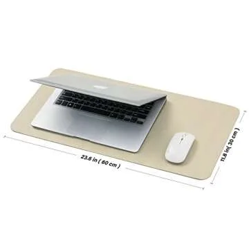 Compact Cork Desk Mat - Small Dual-Sided Desk Pad for Office and Home - Desk Organization and Access...