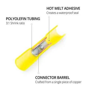 Wirefy Heat Shrink Connectors Kit - 270 PCS Marine Grade
