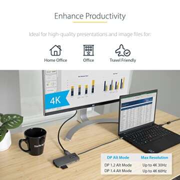 StarTech.com USB C Multiport Adapter - 4K HDMI & 100W Power Delivery