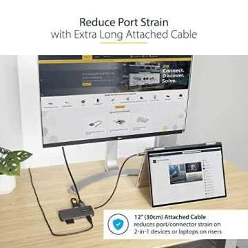 StarTech.com USB C Multiport Adapter - 4K HDMI & 100W Power Delivery