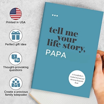 Tell Me Your Life Story, Papa Journal for Grandparents