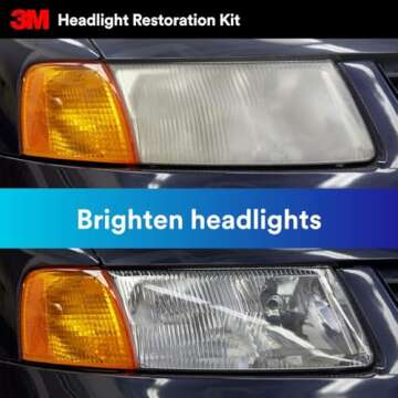 3M Headlight Restoration Kit for Clear and Safe Driving