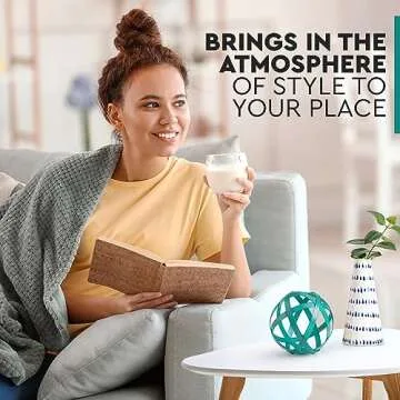 Everydecor Metal Decorative Sphere for Home Decor - Decorative Balls for Shelves, Centerpiece Bowls,...