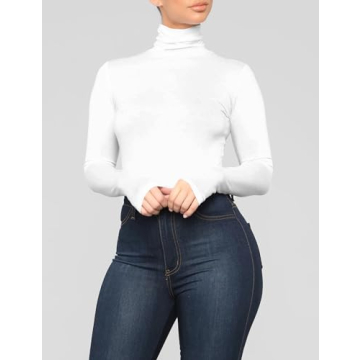 Mokoru Women's Stylish and Comfortable Turtleneck