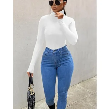 Mokoru Women's Stylish and Comfortable Turtleneck