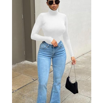 Mokoru Women's Stylish and Comfortable Turtleneck