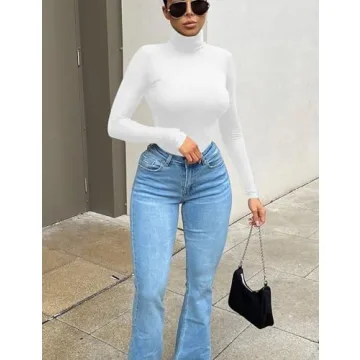 Mokoru Women's Stylish and Comfortable Turtleneck