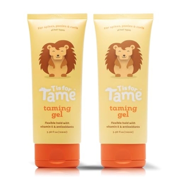 T is for Tame - Kids Hair Styling Gel, All-Natural Alcohol-Free Hair Gel for Kids & Toddlers, 2023 L...